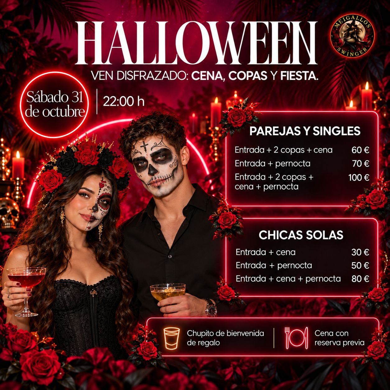 Halloween — sábado 31 de octubre